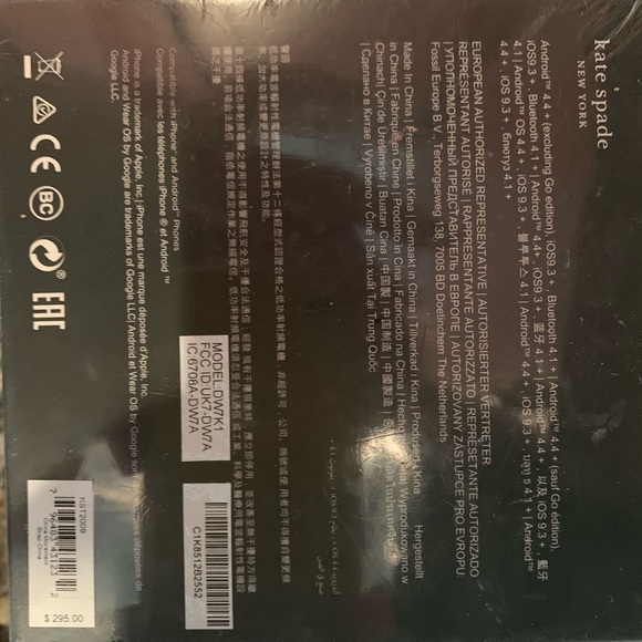 Kate space smart watch. Light pink in color. - Picture 2 of 3